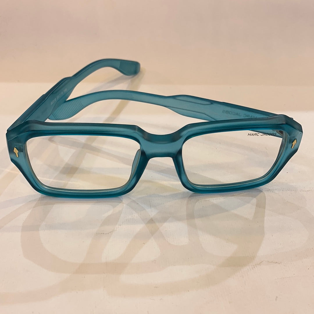 RAM Matte Blue Transperent Frame Transperent Shade Unisex Sunglasses 86319 55 19 146