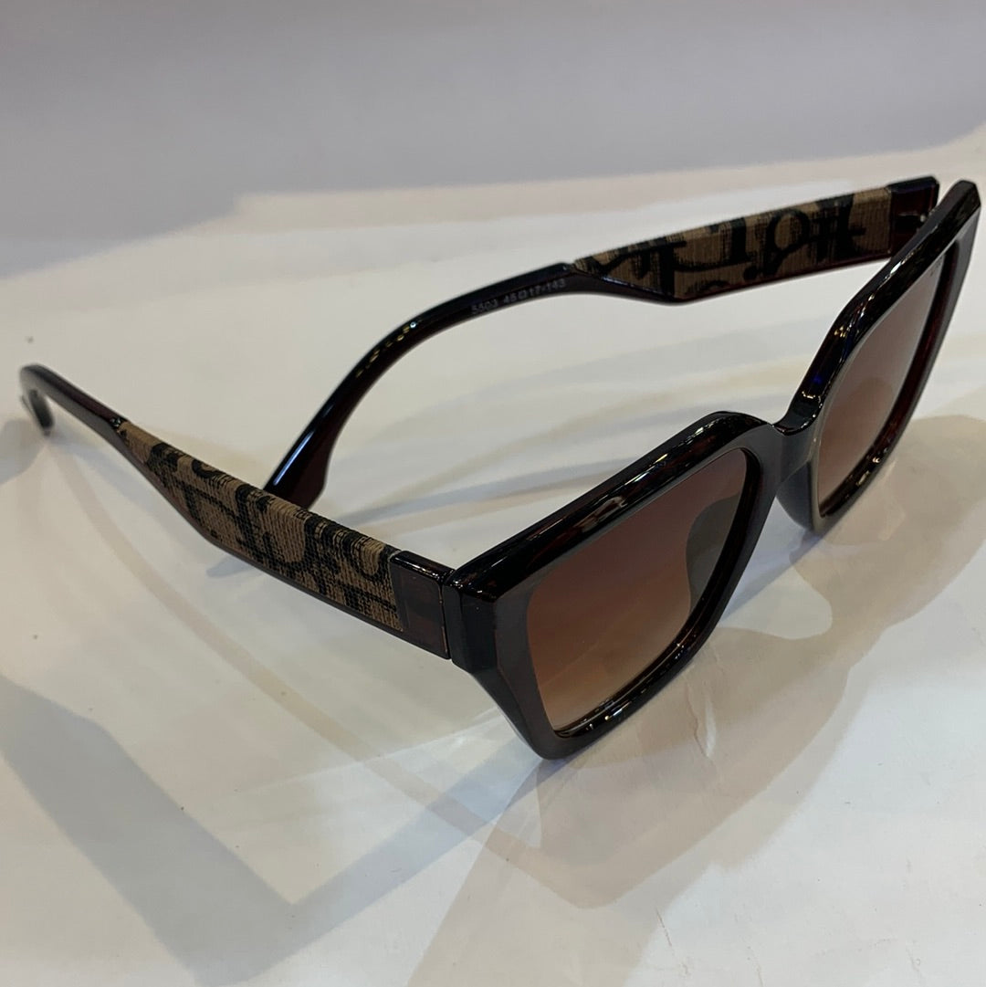 OID Brown Frame Brown Shade Sunglass 5503 45 17-143