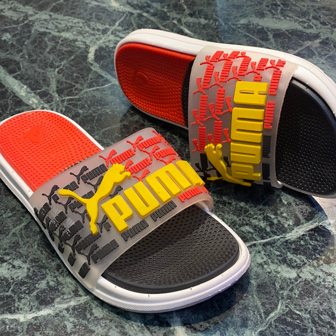 Red Black Yellow Slipper (15101)