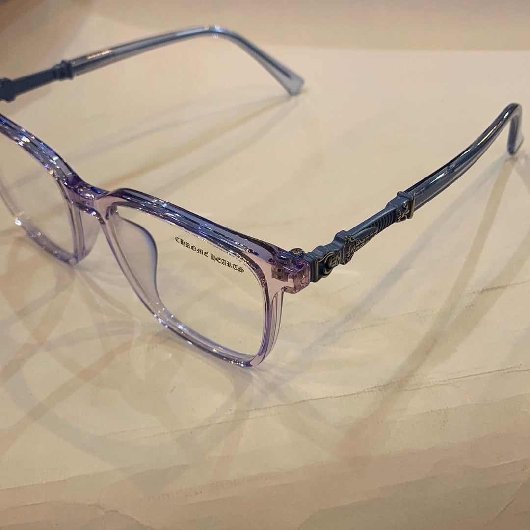 RHC CH HC Blue Transperent Frame Transperant Shade Unisex Branded TR90 81252 52 20-147