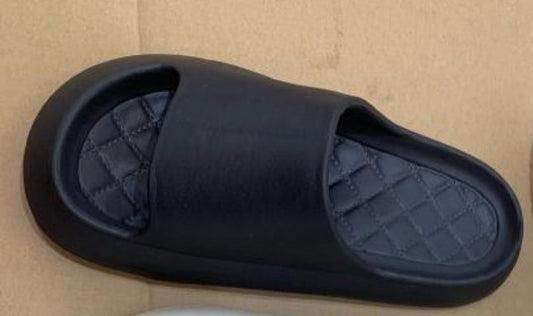 Tripple Black Colour Slipper 9013