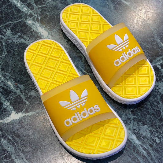 Yellow White Slipper (15129)