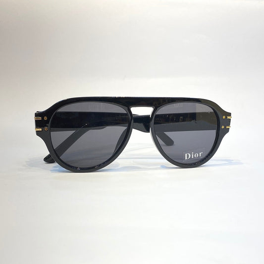Oid Glossy Black Frame Black Shade Sunglass 952058 18-142