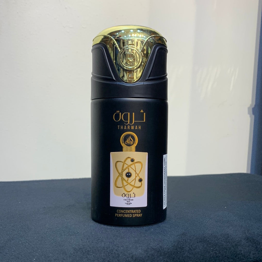 Tharwah Gold Deodrant by Lattafa Pride 250ml
