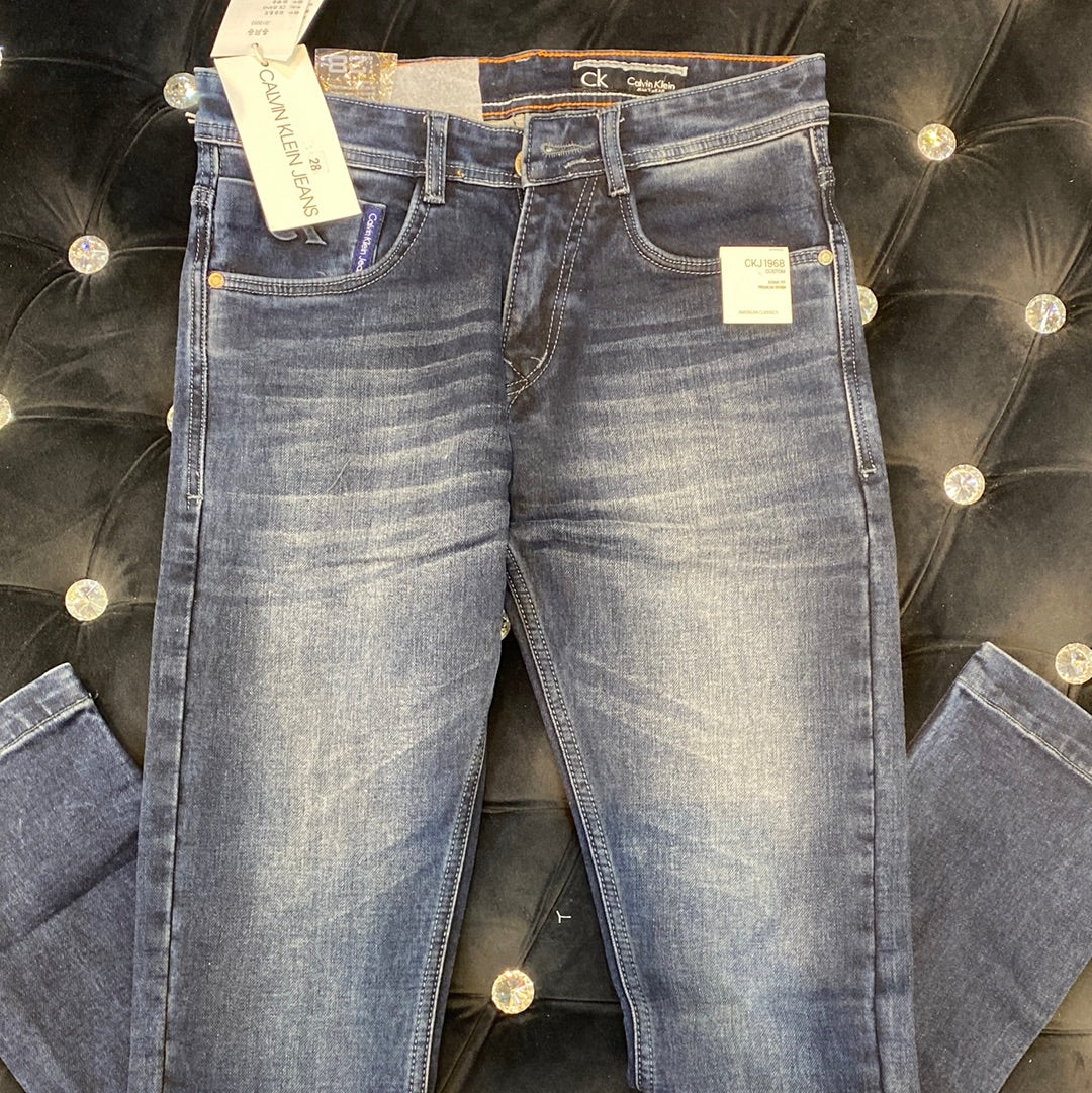 KC Navy Blue Branded Designers Men’s Jeans Mid-Raise Colour And Slim Fit For Men’s Jeans JKC 1968 03082023