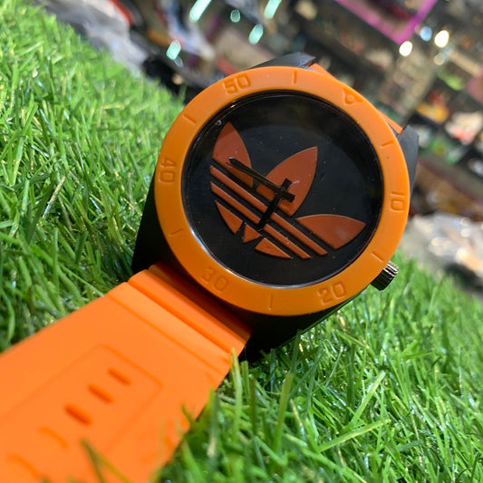 Ida Orange Colour Water Resistance Sports Watch