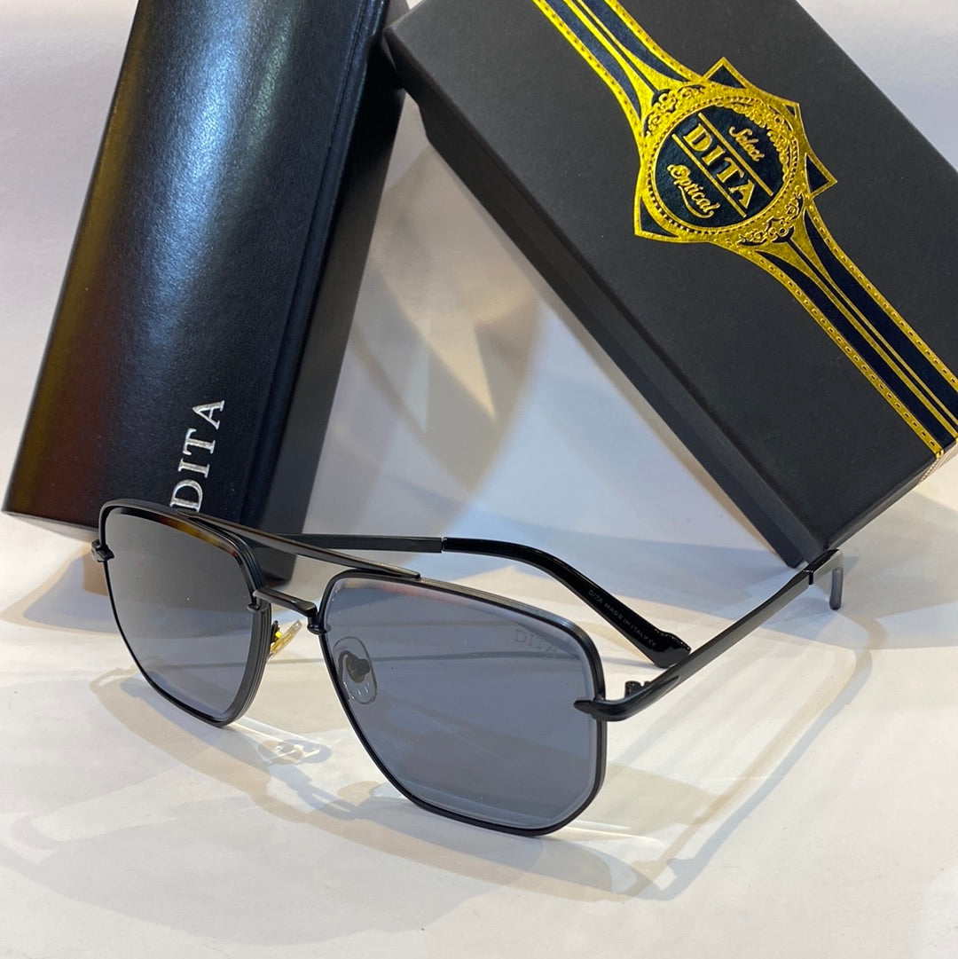 TID Black Frame Black Shade Unisex Branded 7001S 52 17-139 C10