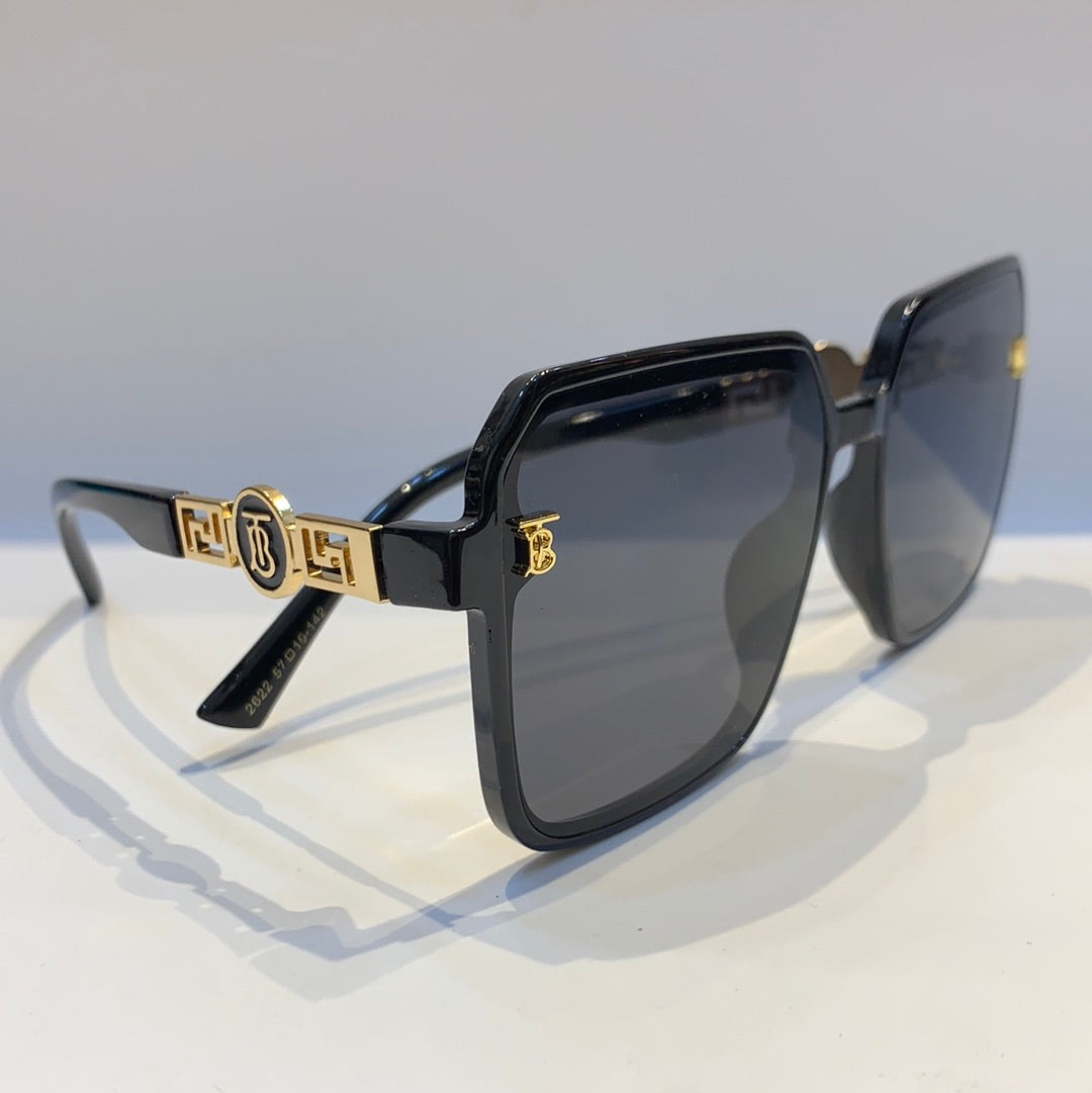Rub Black Frame Black Shade Sunglass 262257 16-142
