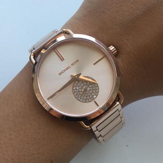 CIM Copper Chain Dial Ladies Watc