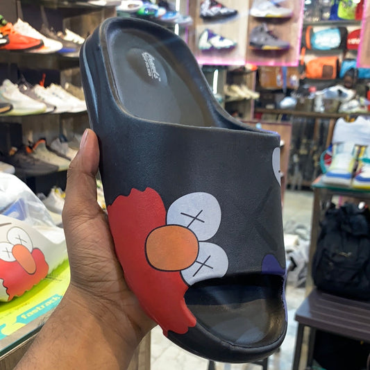 Black Fat Summer Print Red White Black Purple  Heavy Slipper