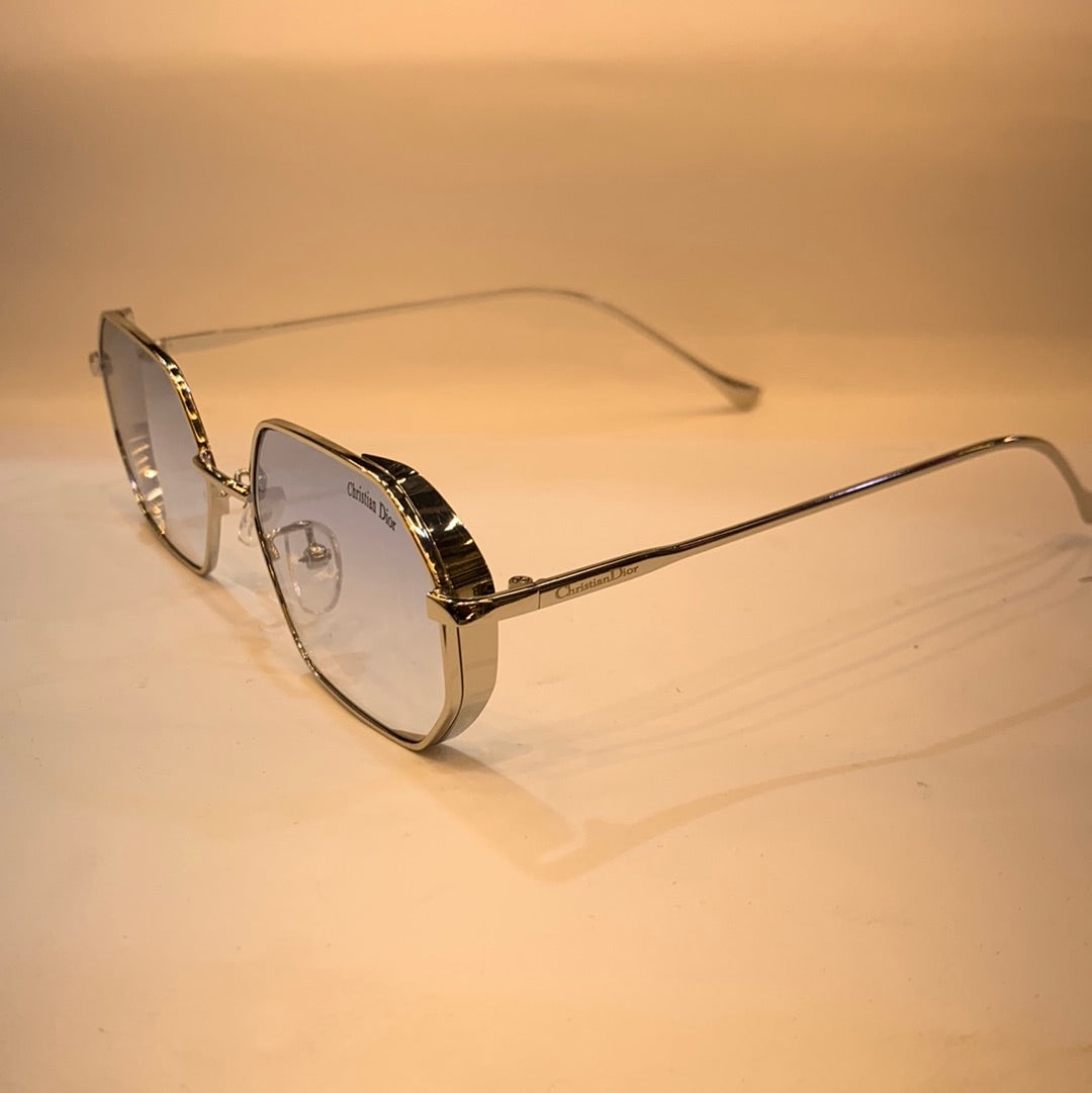 OID Sliver Frame Blue Shade Unisex Sunglasses B80 609 55 17 144
