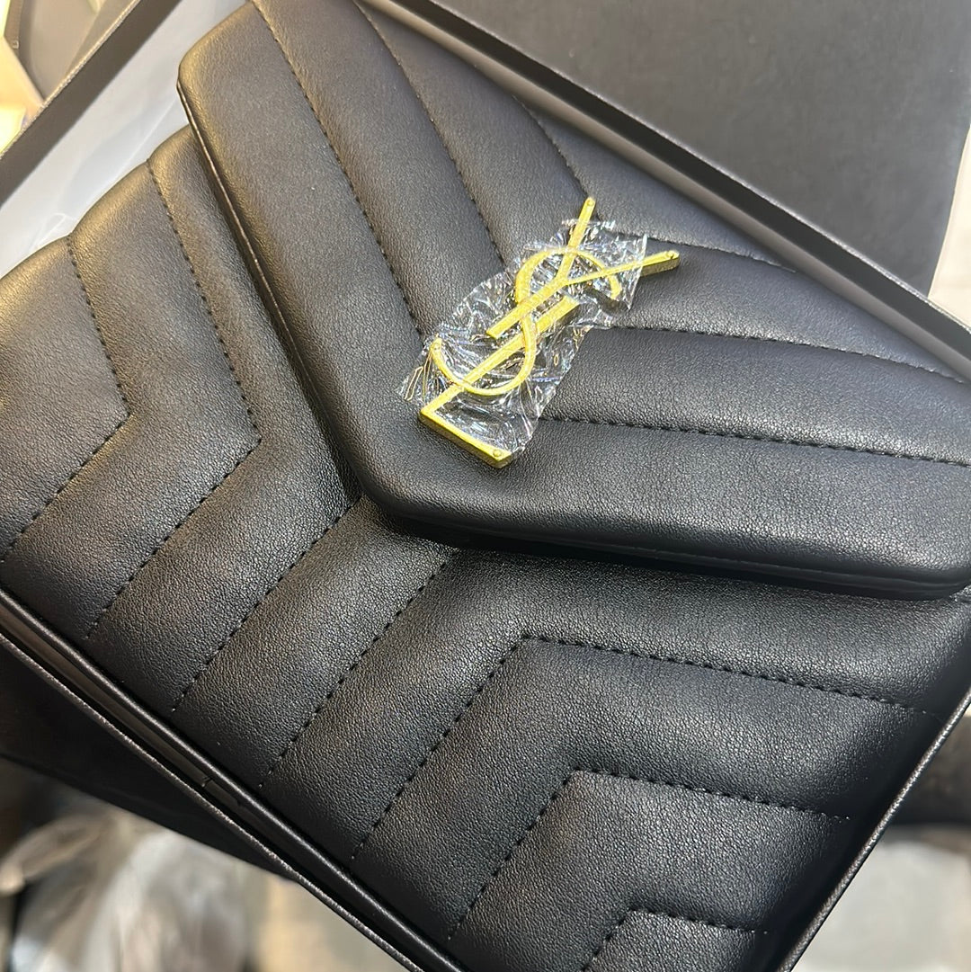 Ysl Black Colour Ladies Hand Bag Premium Bag 9071