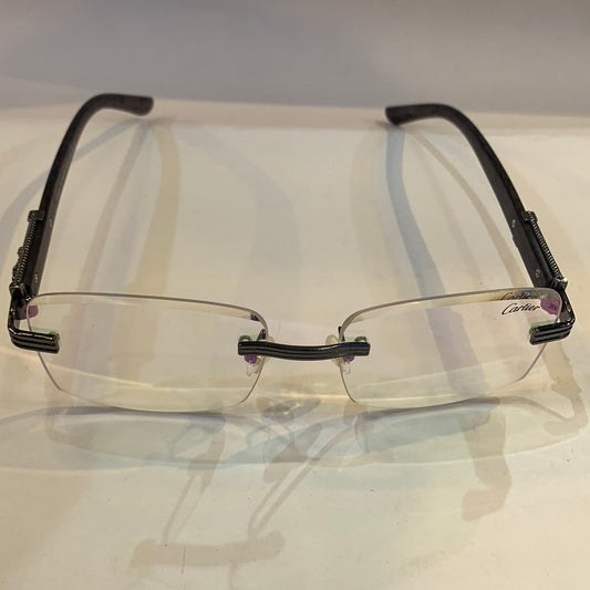 RAC Frameless Black stick transparent Shade Sunglass
