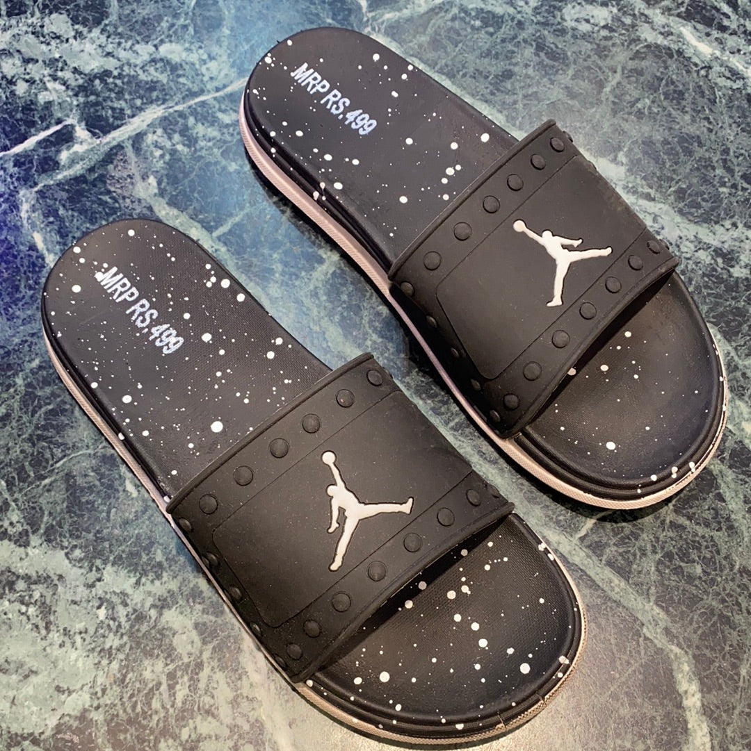Black White Slipper (15113)