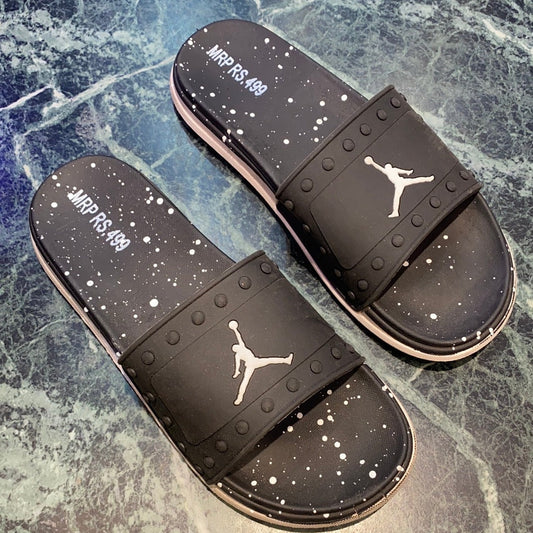 Black White Slipper (15113)