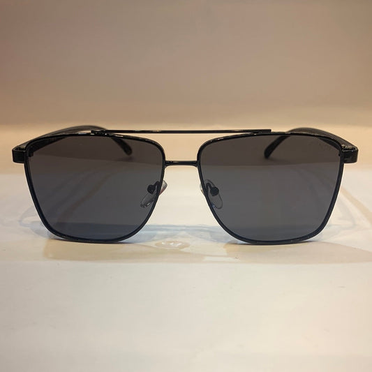 NEF Black Frame Black Shade Unisex Sunglass 2338 51 21 142