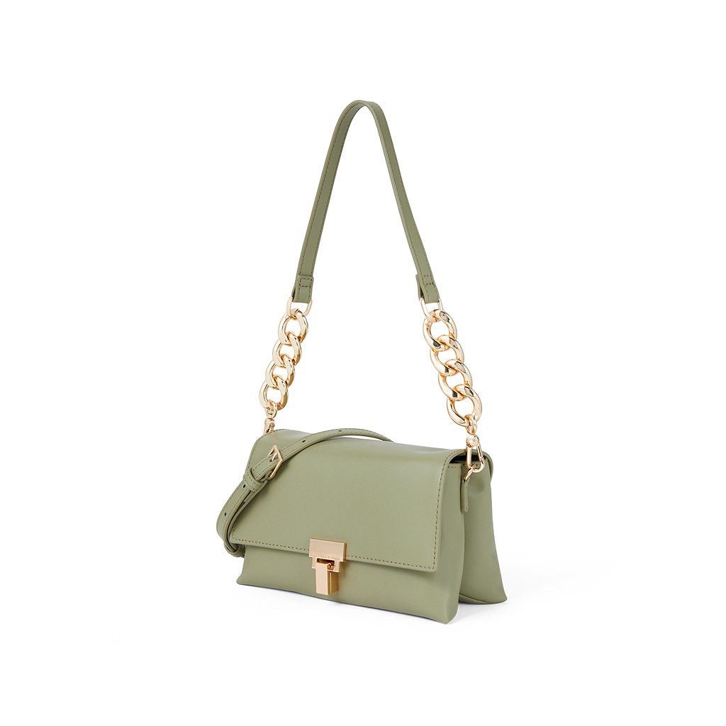 Green Colour Charles Keith Ladies Hand Bag