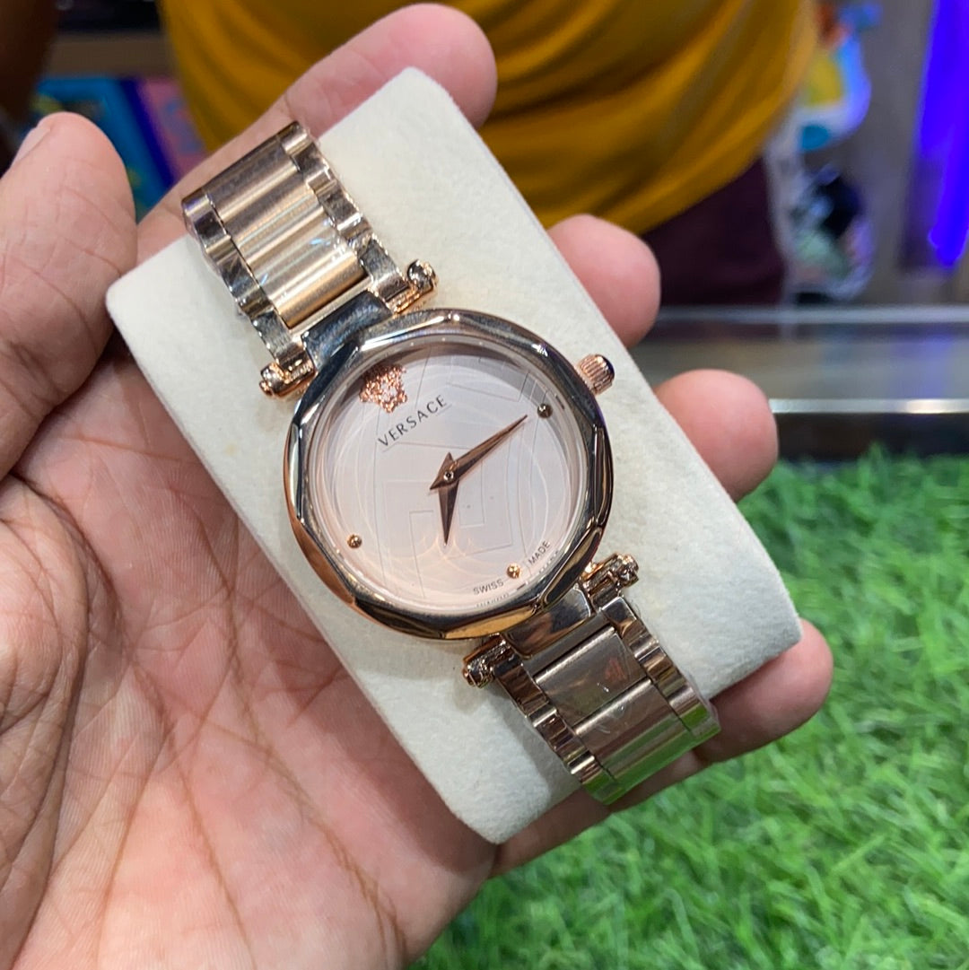 Rev Copper chain Orange Dial Ladies Watch
