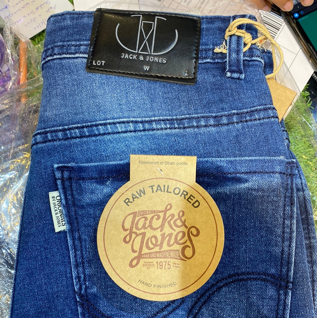 Jack JJ Blue Faint Branded Designers Men’s Jeans Might Vary Colour And Design Slim Fit 110030 AAA1