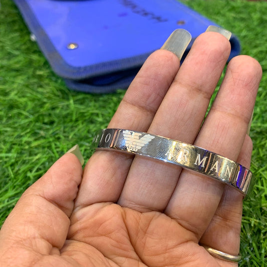 Mra Silver Unisex Kada (Bracelet) for men 130024