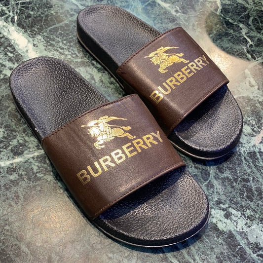 Black Brown Slipper(15155)