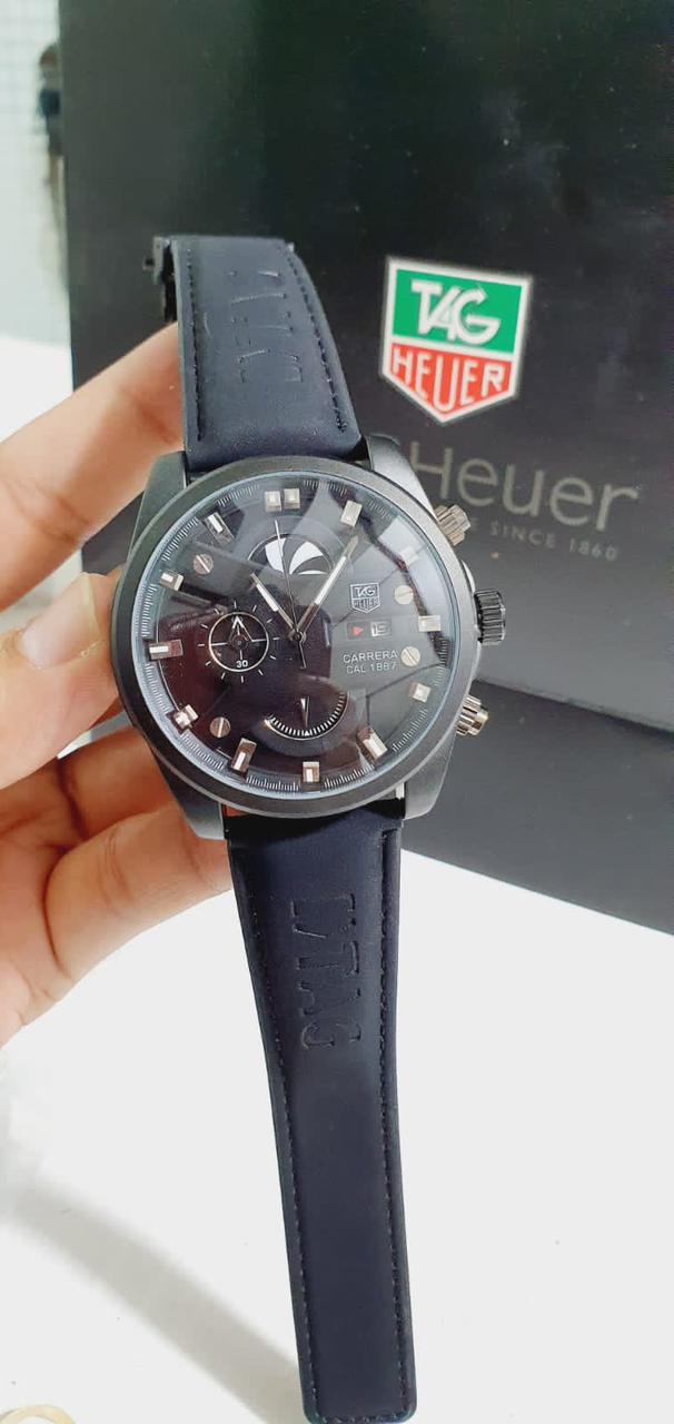 Gat Black Strap Black Dail Men Watch