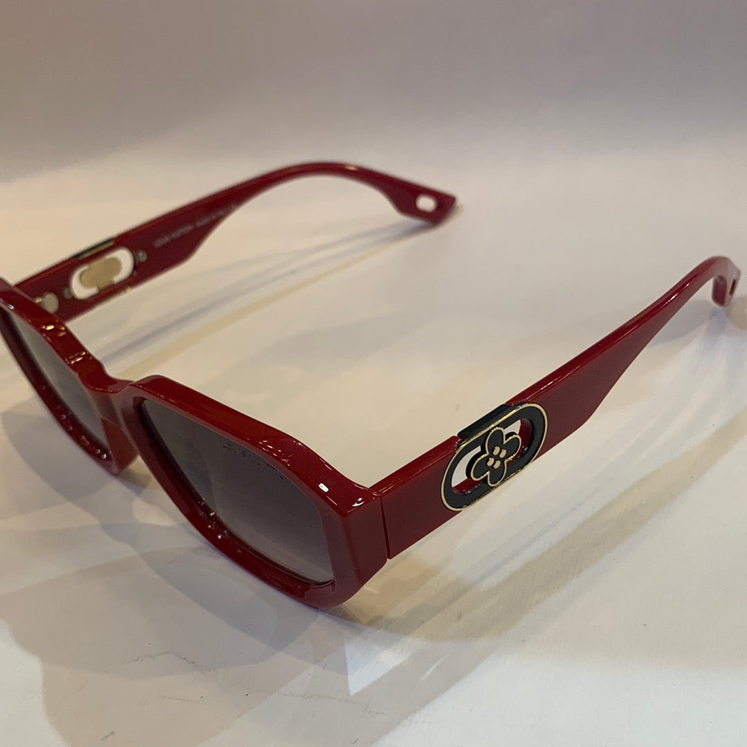 Uol Vl Red Frame Black Shade Sunglass 99023 COL06 54 18-150