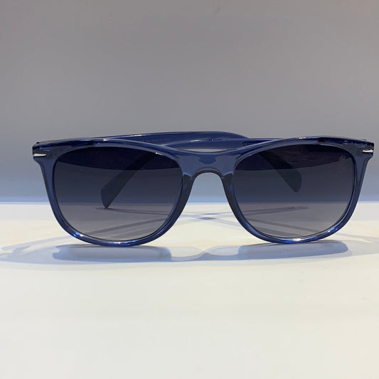 BD Glossy Blue Frame Black Shade Sunglass UM1879-153 20-143