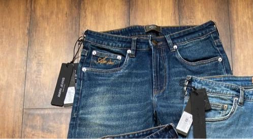 IMA Blue Colour Faded Design  Surplus Straight Fit Men’s Jeans 254184