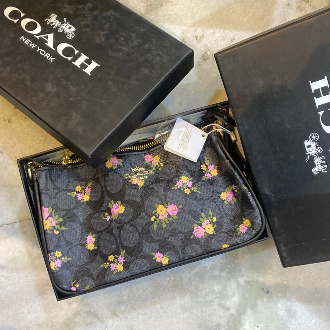 AOC Heavy Quality Floral Chain Side Sling Ladies Bags 6029