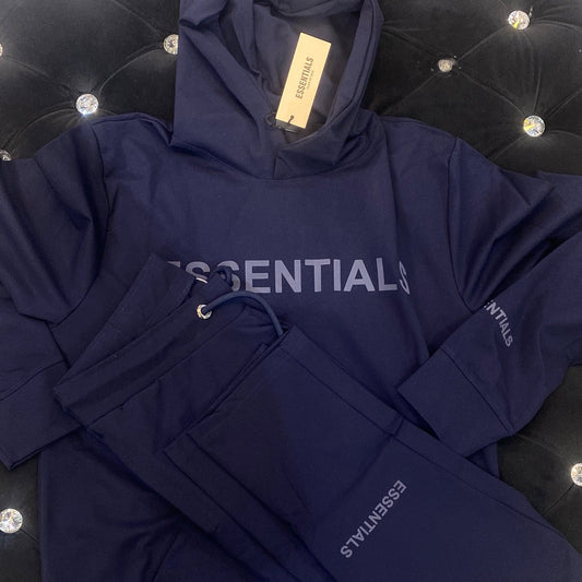 ESS SSE Navy Blue Colour With Ess Logo Heavy Quality Tracksuit 9407