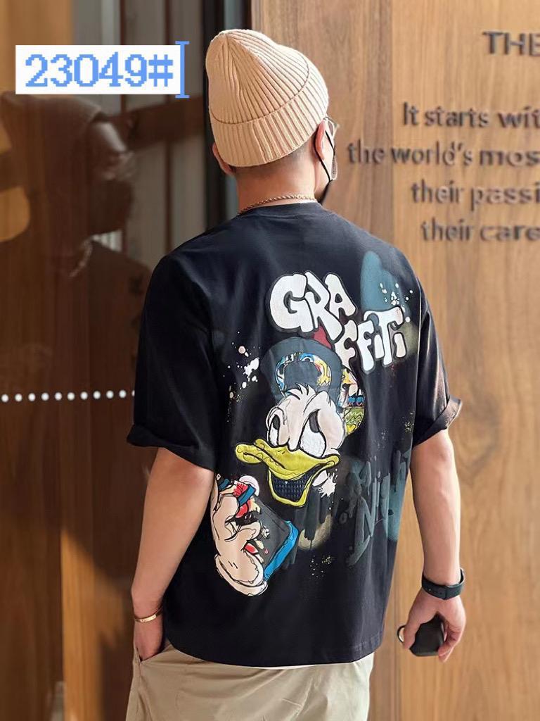 Gra Ffiti Black Colour With Front Back Printed Premium Quality Tshirt 23049