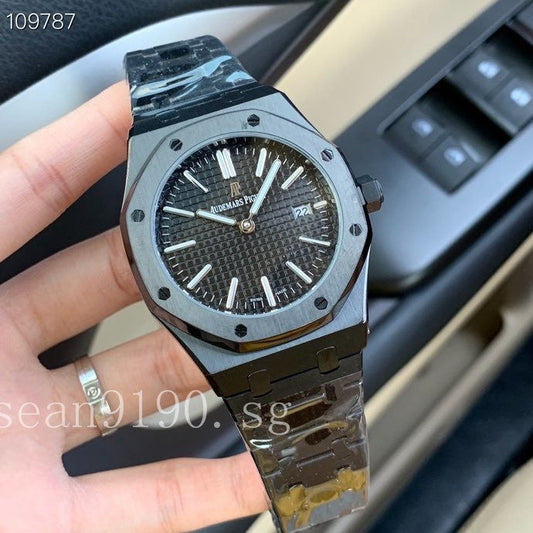 DUA Black Chain Black Dial Men Watch 401154
