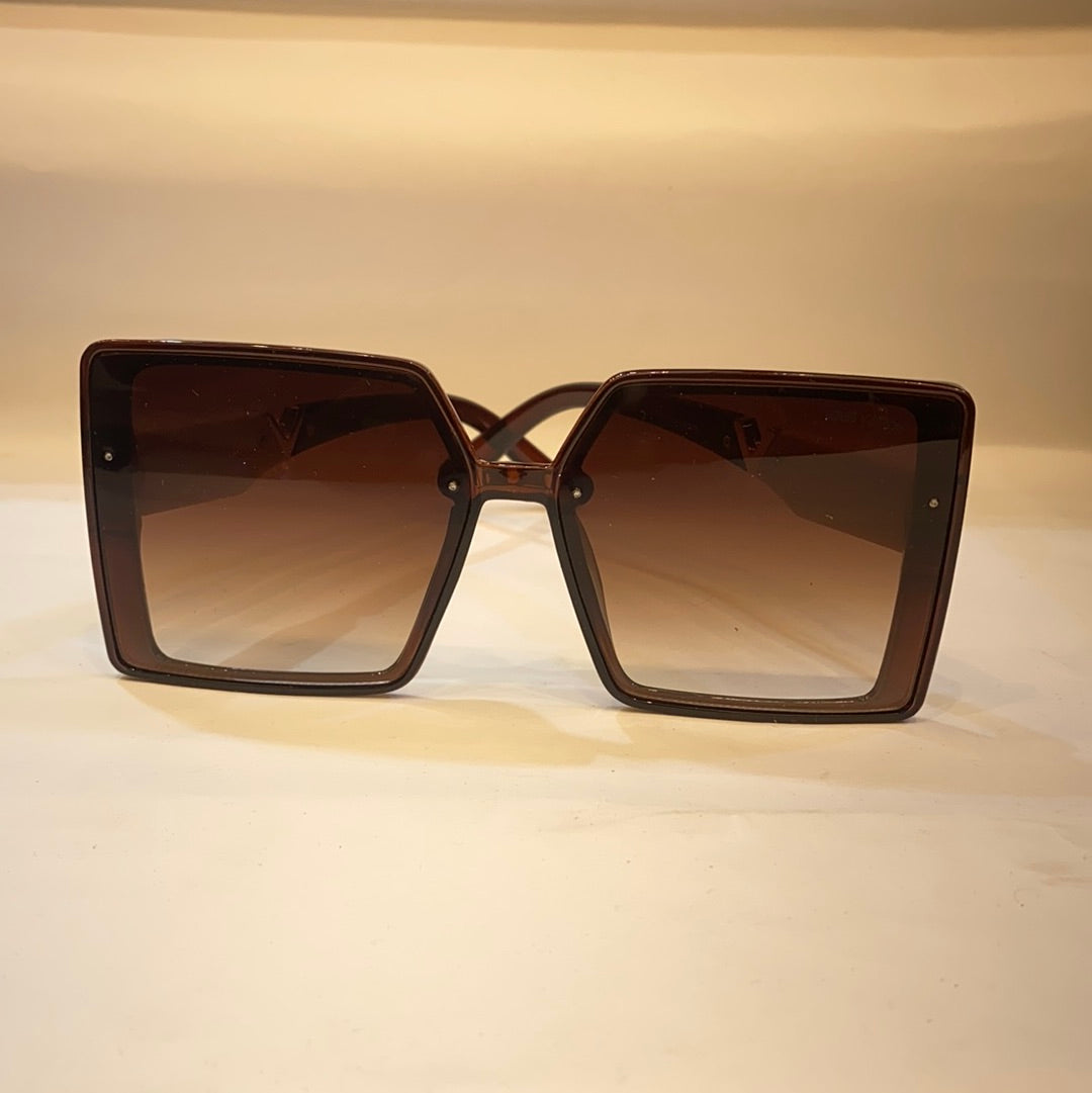 UOL Brown Frame Brown Shade Unisex Sunglasses A30144 62 14 149