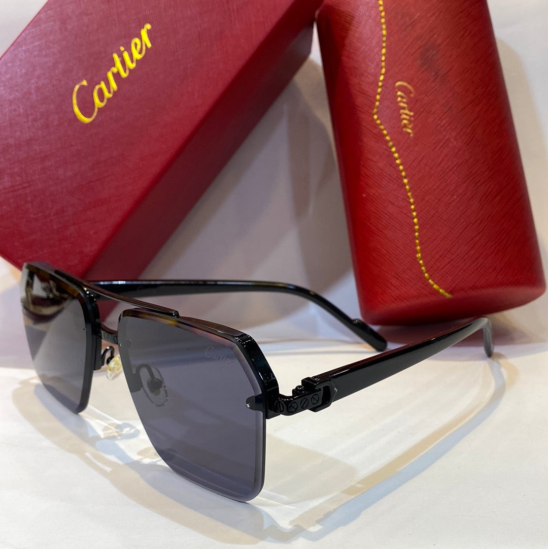RAC Black Frame Black Shade Unisex Branded 020A 58 15-150