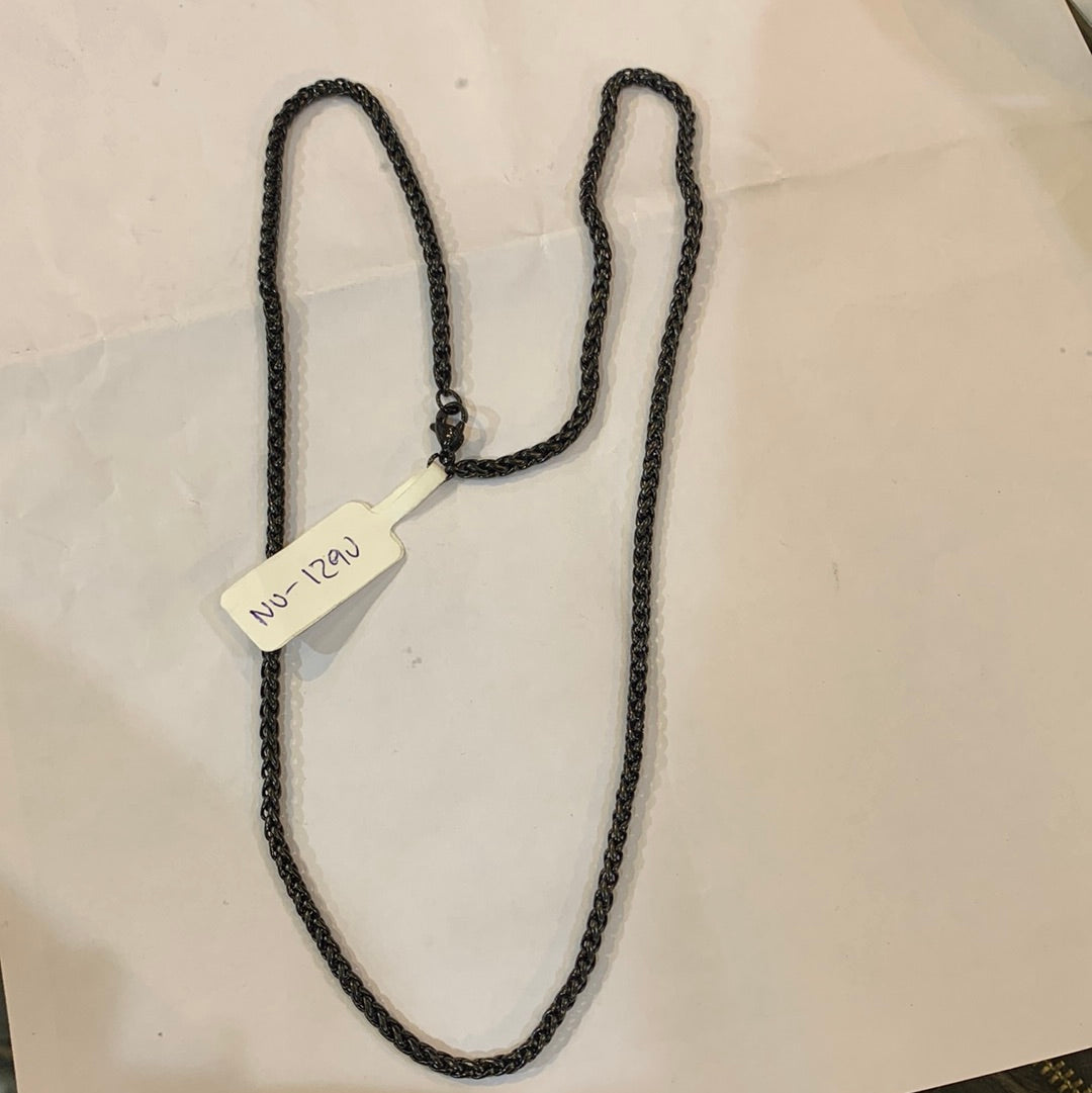 Black Colour Finished Neck Chain 199938