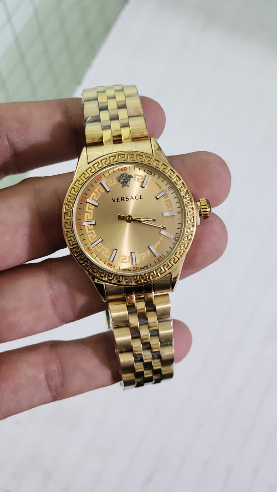 Rev Gold Chain Gold Dial Ladies Watch 901328
