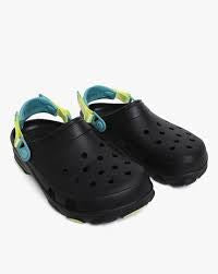 Orc Cro Black Blue Colour Hole Slipper Velcro Adjustable Clogs 935401