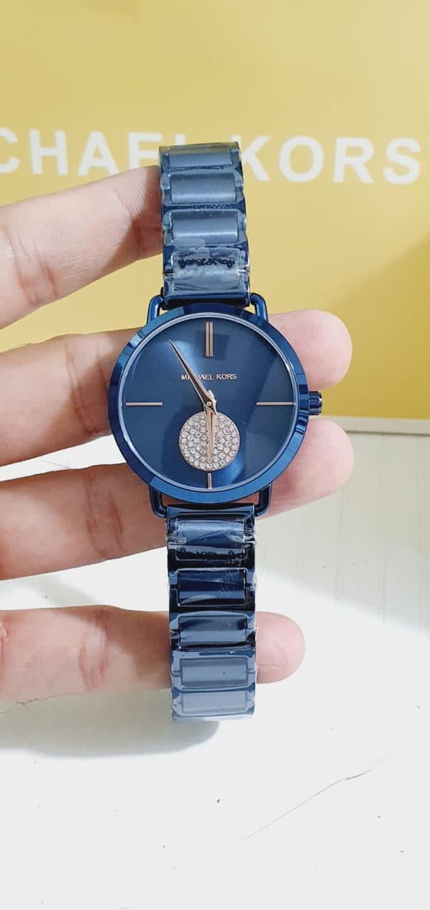 Cim Blue Chain Blue Dial Ladies Watch