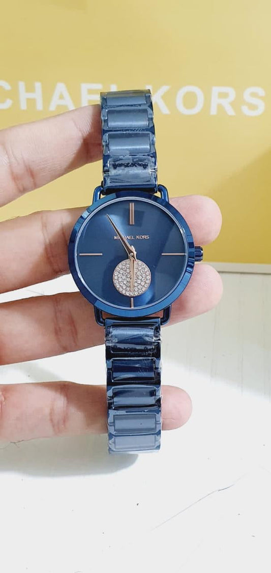Cim Blue Chain Blue Dial Ladies Watch