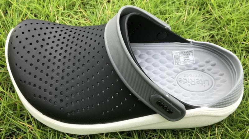 Dark Grey Grey White Clogs Slipons 230102
