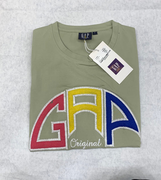 PAG Green Colour With Front PAG Embroidery Lycra Fabric Tshirt 50136