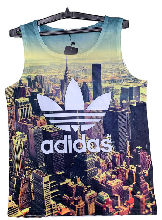 IDA Gainings Three Leaf Sando Tank Vest Gym Wear 110316 03082023