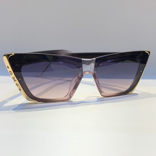 Uol Lou Purple Frame White Purple Shade Sunglass Z1655E50 20-150