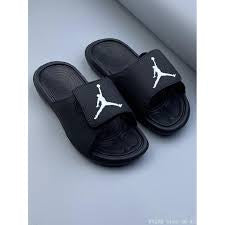 Tripple Black White Jor Colour Velcro Slipper