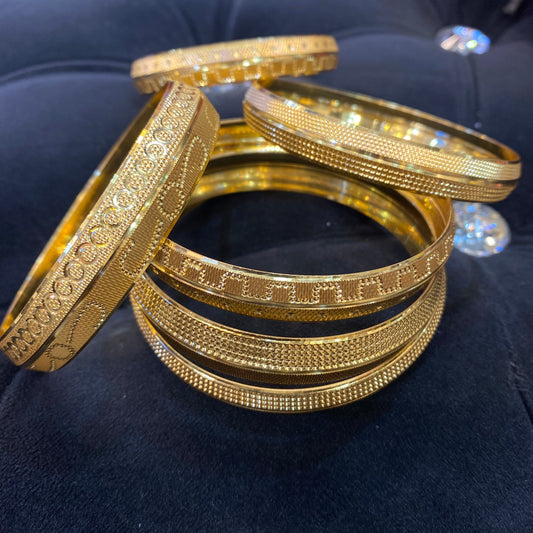 Fancy Party Wear Kada Gold Plated Artificial 130002