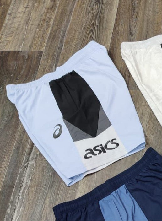 ISA Blue Colour With Isa Big Logo NS Fabric Shorts 491832