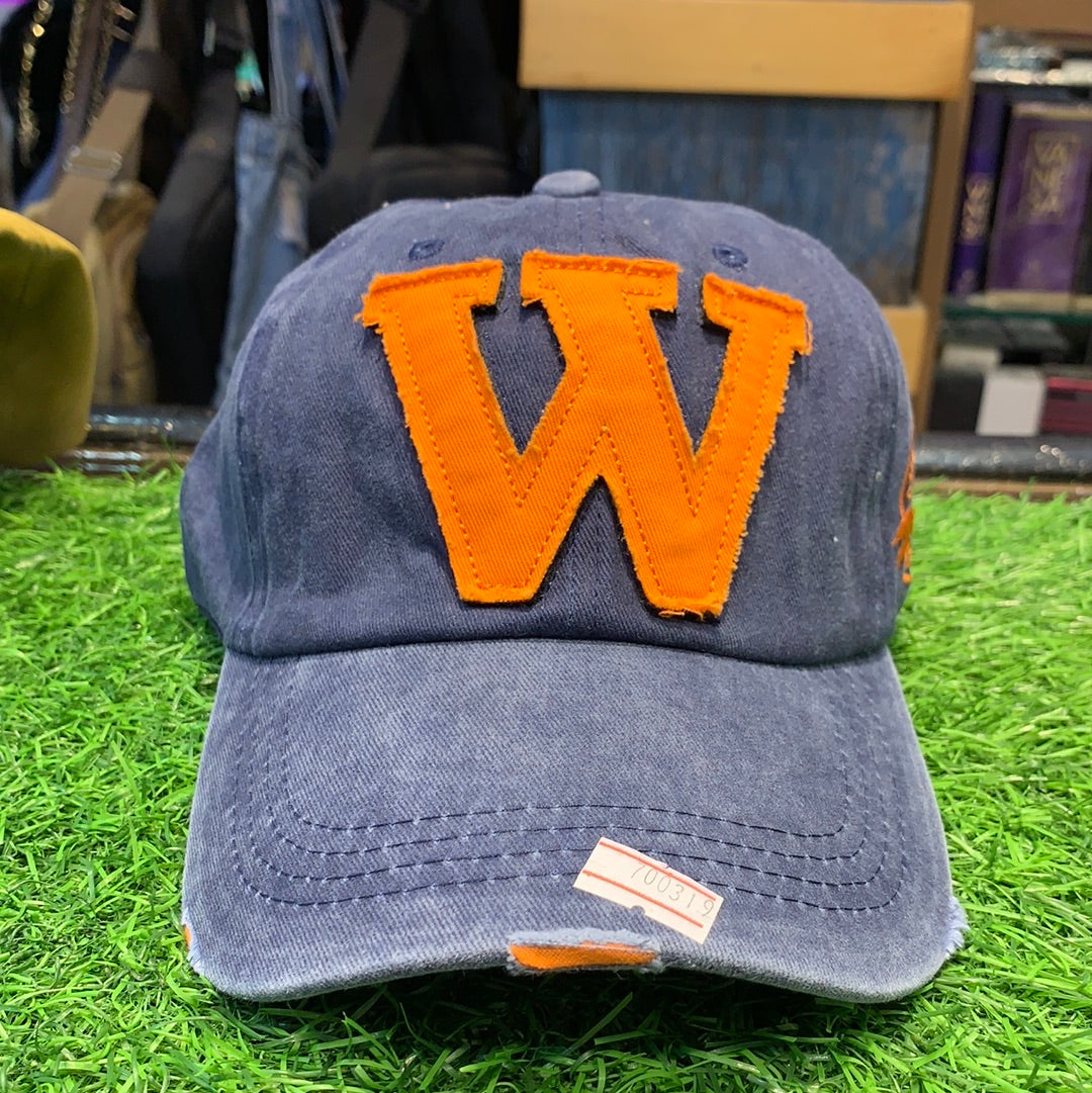 W Blue Orange Cap