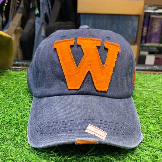 W Blue Orange Cap