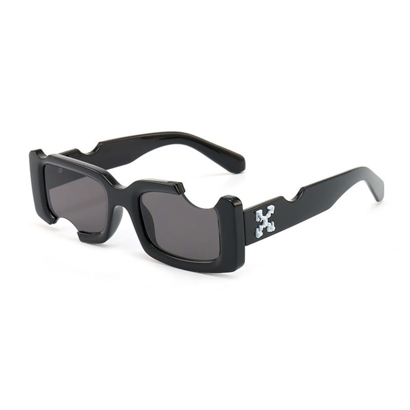 Off White Glossy Black Frame Black Shade Unisex Sunglass 2240 52 21-145
